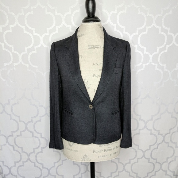 Evan Picone Jackets & Blazers - Vtg Evan Picone Wool Black Blazer